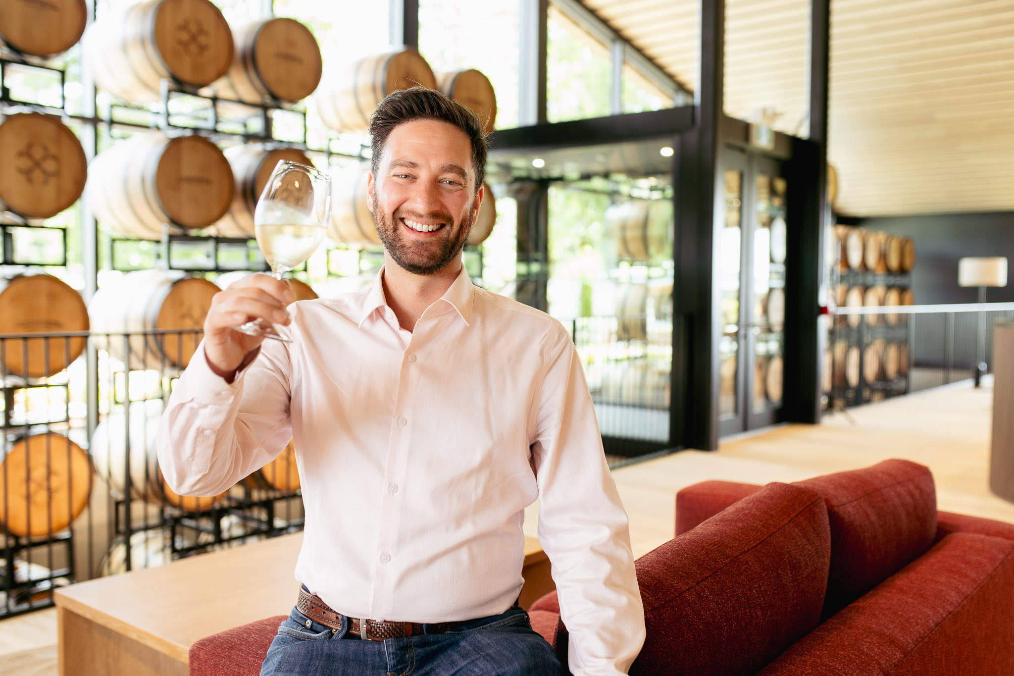 Raising a glass to Unsworth Vineyards New Tasting Room