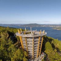 View from above of Malahat Skywalk